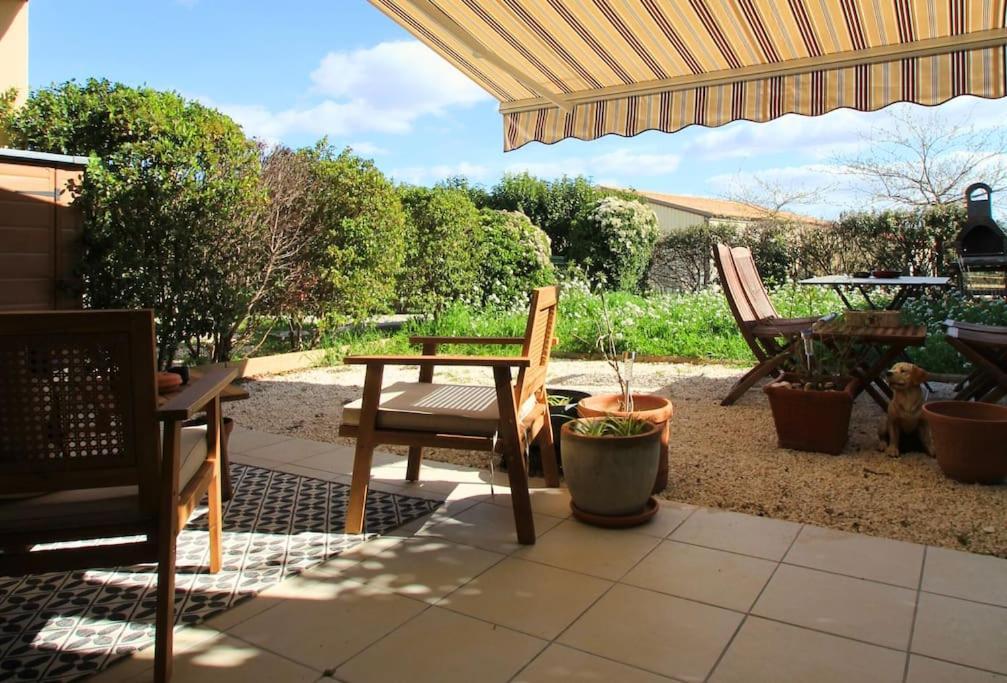 Cosy Appartement Entre Vignes Et Garrigue Avec Piscine Péret Zewnętrze zdjęcie