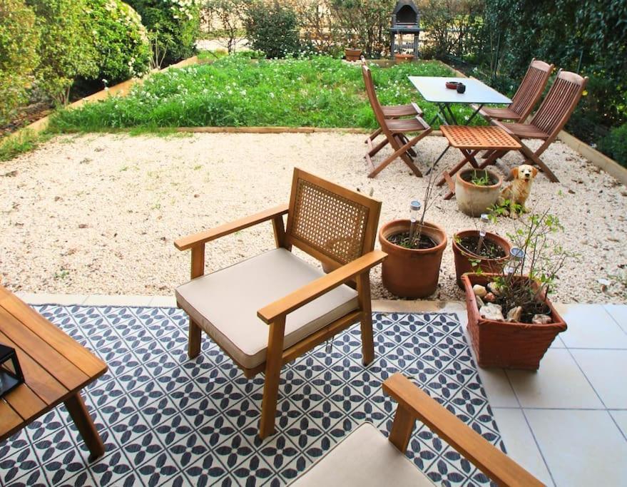 Cosy Appartement Entre Vignes Et Garrigue Avec Piscine Péret Zewnętrze zdjęcie